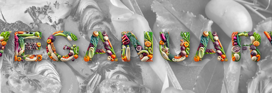 Veganuary, Wintergemüse Schriftzug